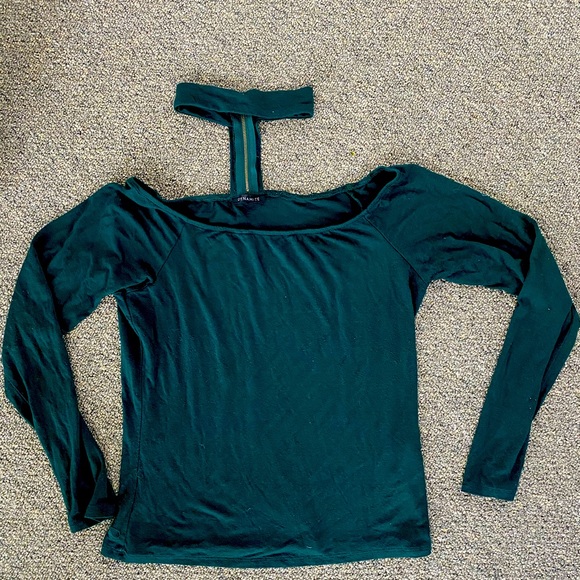 Dynamite off shoulder choker top - Picture 1 of 6